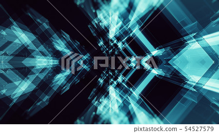 Blue glow blur lines abstract background Blue glow blur lines abstract background 54527579
