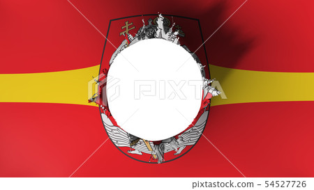 Vilnius city flag ripped apart 54527726
