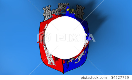 Tirana city flag ripped apart 54527729