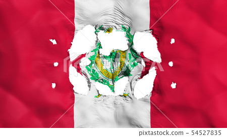 Holes in Raleigh capital city flag 54527835