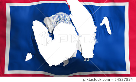 Ragged Wyoming state flag Ragged Wyoming state flag 54527854