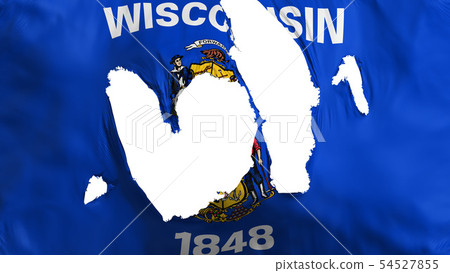 Ragged Wisconsin state flag Ragged Wisconsin state flag 54527855