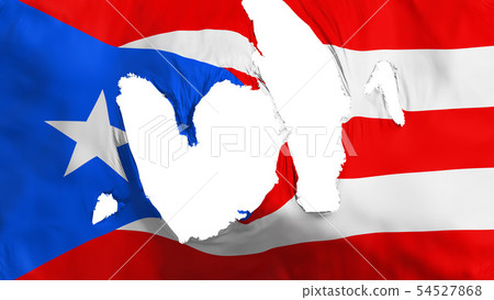Ragged Puerto Rico state flag 54527868