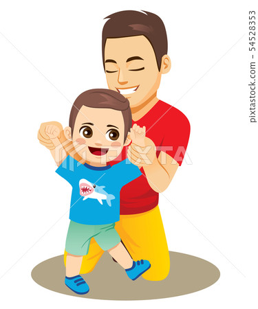 babys first steps clipart