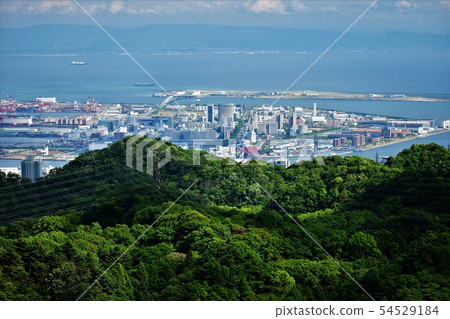 Kobe port from the mountain again Kobe port from the mountain again 54529184