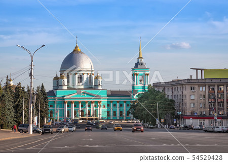 Kursk, Russia. View of Znamensky Cathedral Kursk, Russia. View of Znamensky Cathedral 54529428