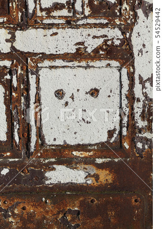 Vintage old damaged door 54529442