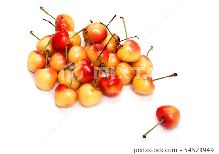 cherry on white cherry on white 54529949