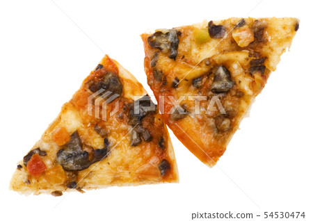 pizza on white pizza on white 54530474