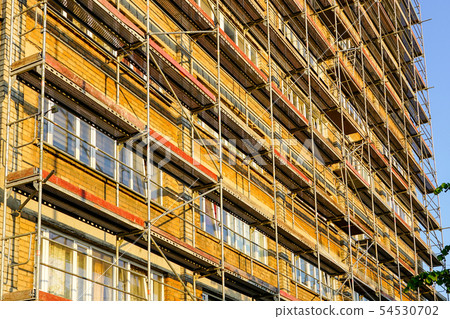 scaffolding before installation of the thermal scaffolding before installation of the thermal 54530702