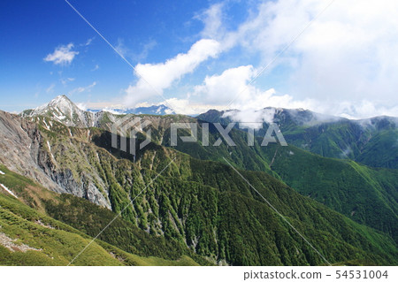 Southern Alps Shiramine Miyama Tent Longitudinal View From Mt. 54531004