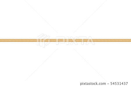 Straight cordage marine rope or twisted cord vector on white background. Straight cordage marine rope or twisted cord vector on white background. 54531437