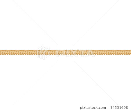 Straight cordage marine rope or twisted cord vector on white background. Straight cordage marine rope or twisted cord vector on white background. 54531698