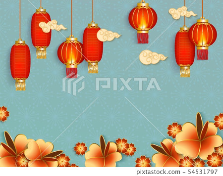 red chinese lanterns