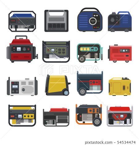 Generator vector power generating portable gasoline petrol fuel energy industrial electrical engine 54534474