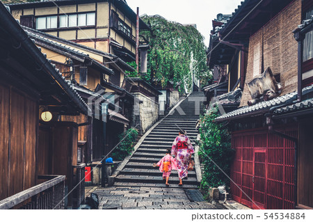 Traveler in Higashiyama District, Kyoto, Japan 54534884