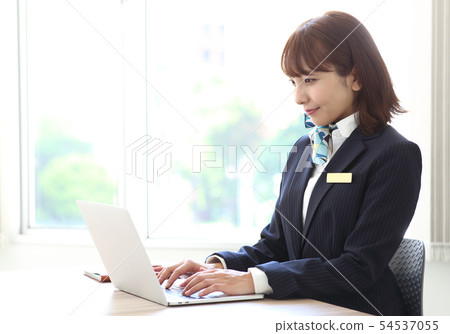 a working woman                          54537055