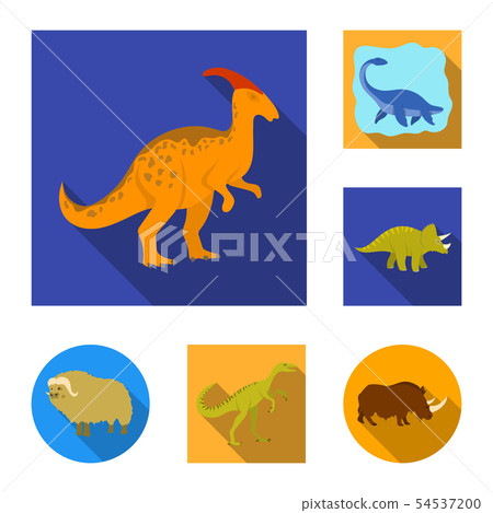 Vector illustration of animal and character symbol. Set of animal and ancient stock vector Vector illustration of animal and character symbol. Set of animal and ancient stock vector 54537200