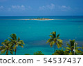 The sea overlooking Noumea Kanal island 54537437