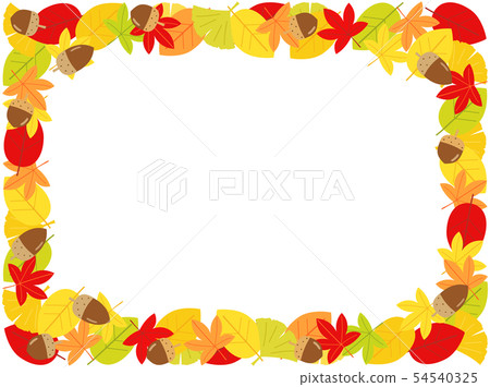 Fallen leaves 8 frame frame autumn Fallen leaves 8 frame frame autumn 54540325