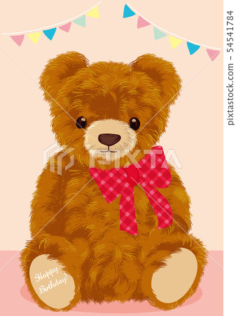 Teddy bear message card Teddy bear message card 54541784