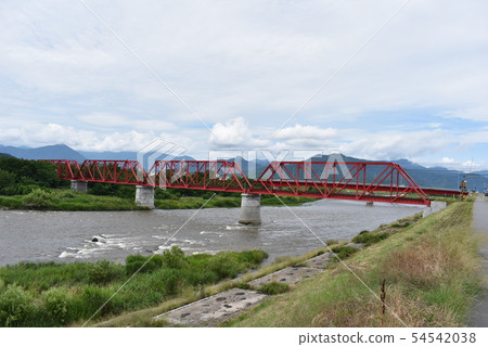 The Chikuma River Bridge and the Chikuma River 54542038