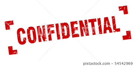 confidential stamp. confidential square grunge confidential stamp. confidential square grunge 54542969