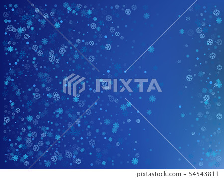 Winter blue background with snowflakes. Vector. - Stock Illustration ...