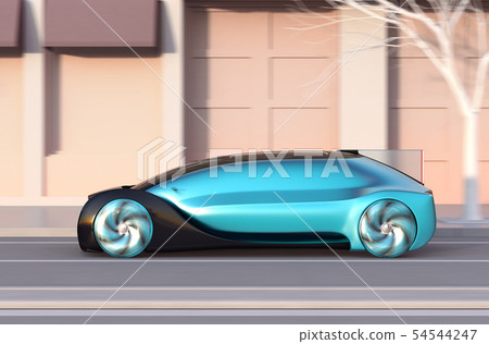 旅行在一條路的一輛自動汽車的旁邊圖像在晚上 旅行在一條路的一輛自動汽車的旁邊圖像在晚上 54544247