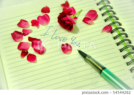Love note book, Valentines Day Love note book, Valentines Day 54544262