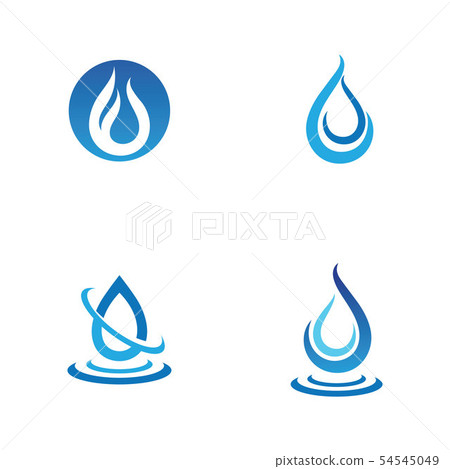 Water drop Logo Template vector Water drop Logo Template vector 54545049