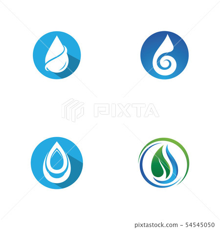 Water drop Logo Template vector Water drop Logo Template vector 54545050