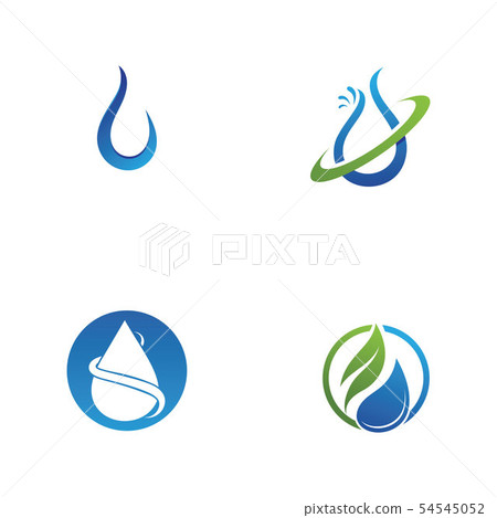 Water drop Logo Template vector Water drop Logo Template vector 54545052