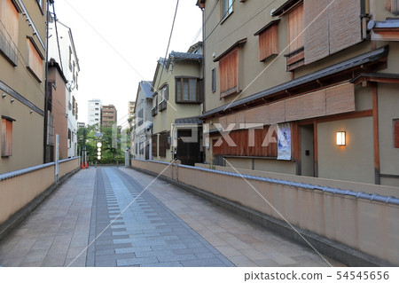 Gion morning cityscape scenery 54545656