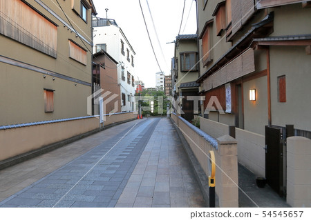 Gion morning cityscape scenery Gion morning cityscape scenery 54545657
