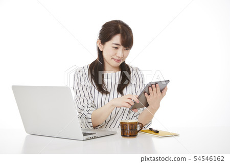 Female personal computer 54546162