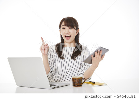 Female personal computer 54546181