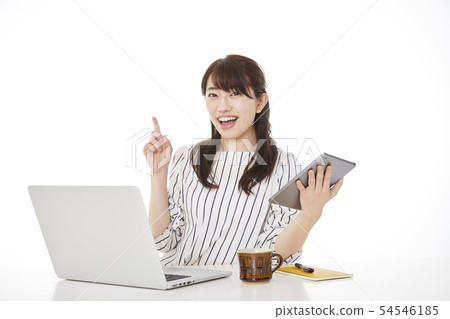 女性個人電腦 54546185