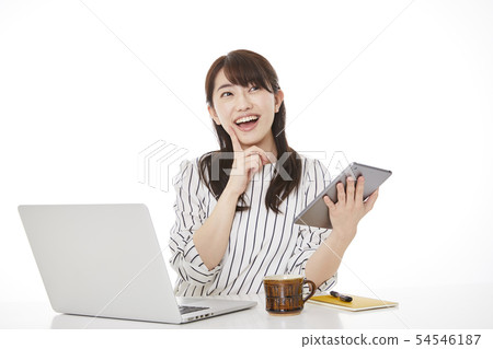 Female personal computer Female personal computer 54546187