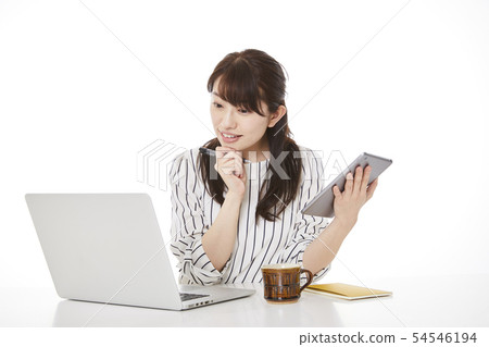 Female personal computer 54546194