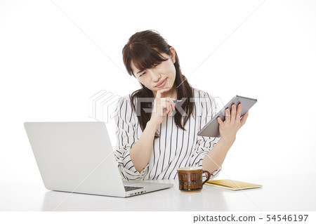 Female personal computer 54546197