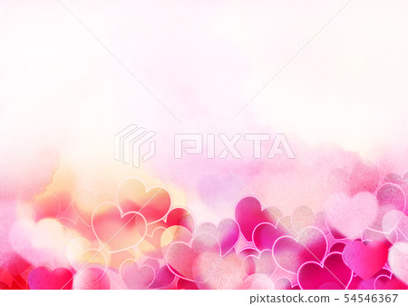 Cute heart background Cute heart background 54546367