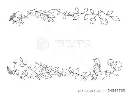 植物框架單色 54547765