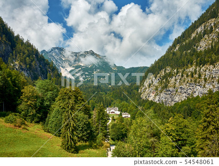Top view of the mountains and forest at the salt 54548061