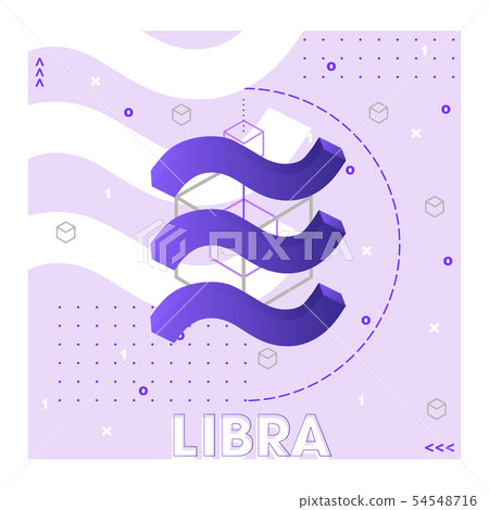 Facebook's Libra cryptocurrency concept design  54548716