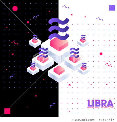 Facebook's Libra cryptocurrency concept design  54548717