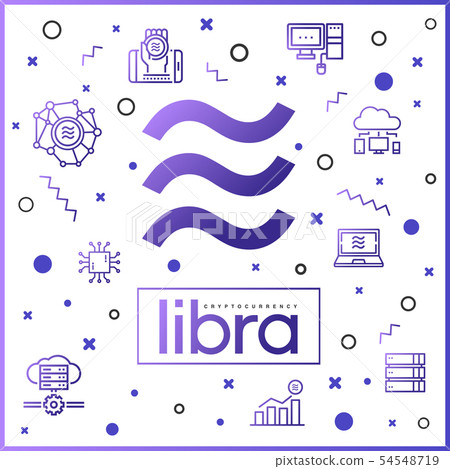 Facebook's Libra cryptocurrency concept design  54548719