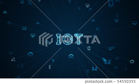 Internet Of Things (IOT) Concept. Internet Of Things (IOT) Concept. 54550355