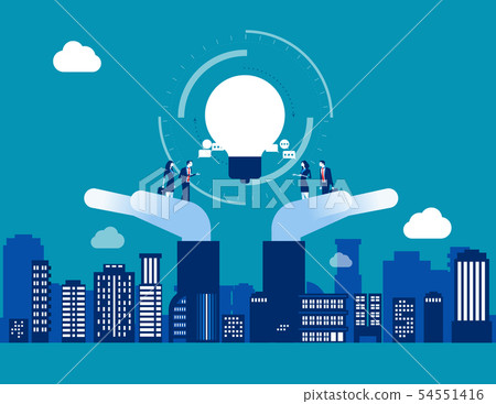 Business people impulse and analizy. Concept Business people impulse and analizy. Concept 54551416