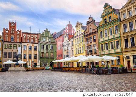 Old Marketplace Square in Poznan, Poland 54553047